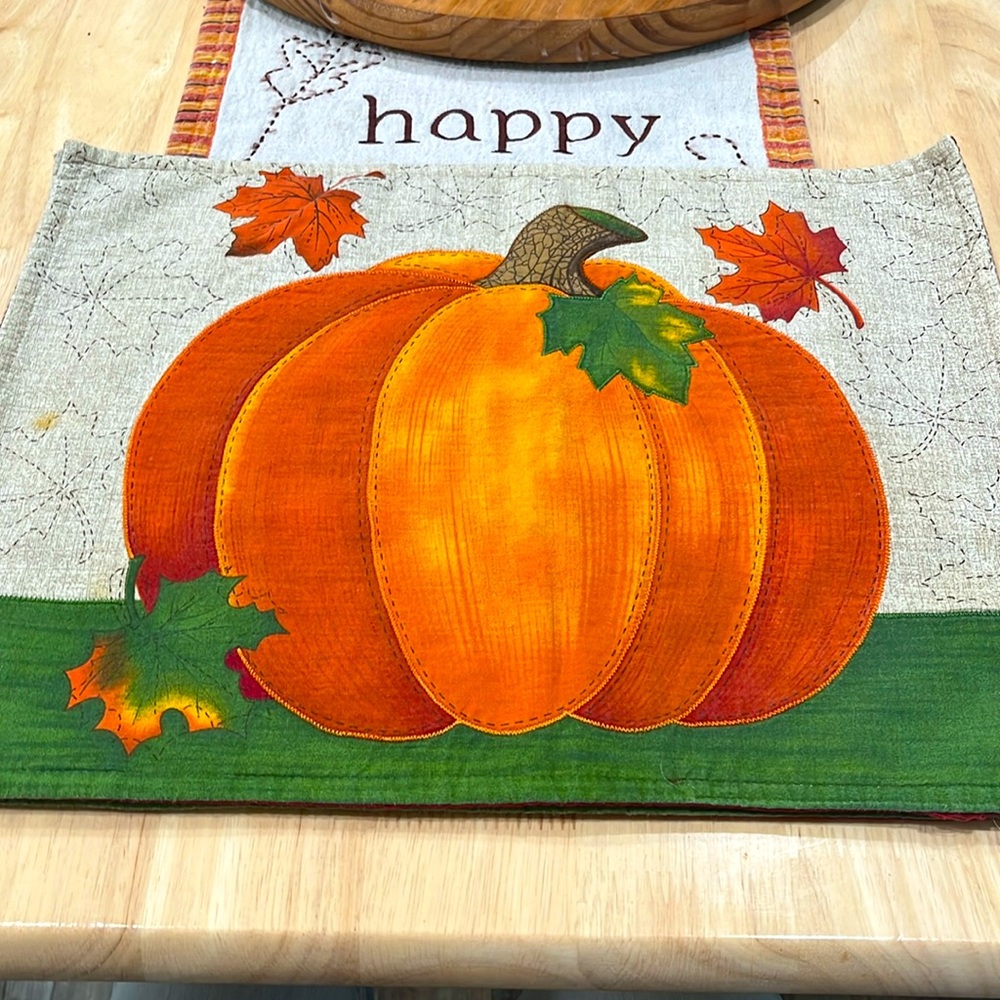 Set of two Fall Placemats